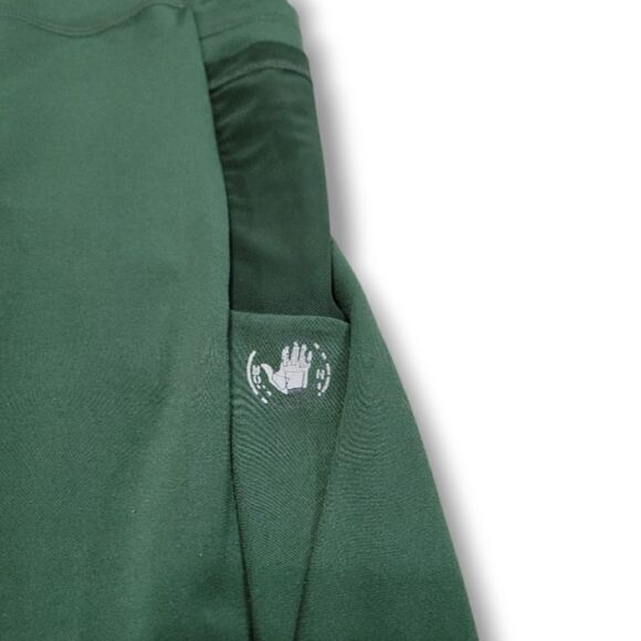 Body Glove Pants Size Small W24"xL24" High Waisted Leggings Ankle Leggings Green - Picture 5 of 6